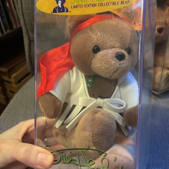 NIB Jimi Hendrix collectible Rare Bears complete set of 3 - Picture 4 of 9